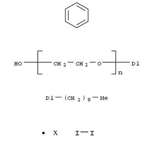 Molecular Structure of 11096-42-7 (Nonylphenoxypolyethanol-iodine complex)